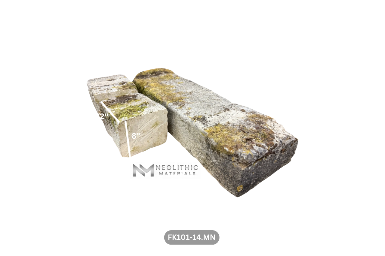 French Antique 19th Century Limestone Bench - Image 7